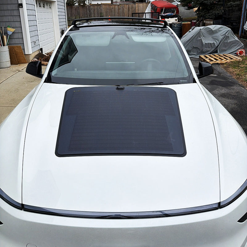 Load image into Gallery viewer, Tesla_Mode_Y_Lensun_90W_Hood_Bonnet_Solar_Pan
