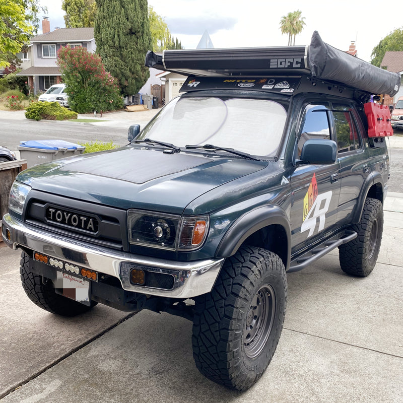 تحميل الصورة إلى عارض المعرض، Toyota 4Runner 3rd Gen (1995-2002) Lensun 85W Hood Flexible Solar Panel Charge for Battery-1