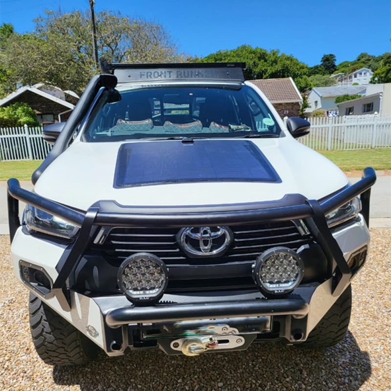 Load image into Gallery viewer, Toyota Hilux/Fortuner (2015-present) Lensun 100W Hood/Bonnet Flexible Solar Panel-1