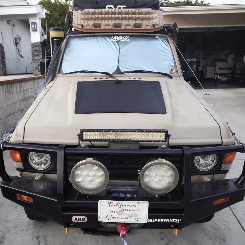 Toyota Land Cruiser J60 Lensun 100W 12V Bonnet Solar Panel