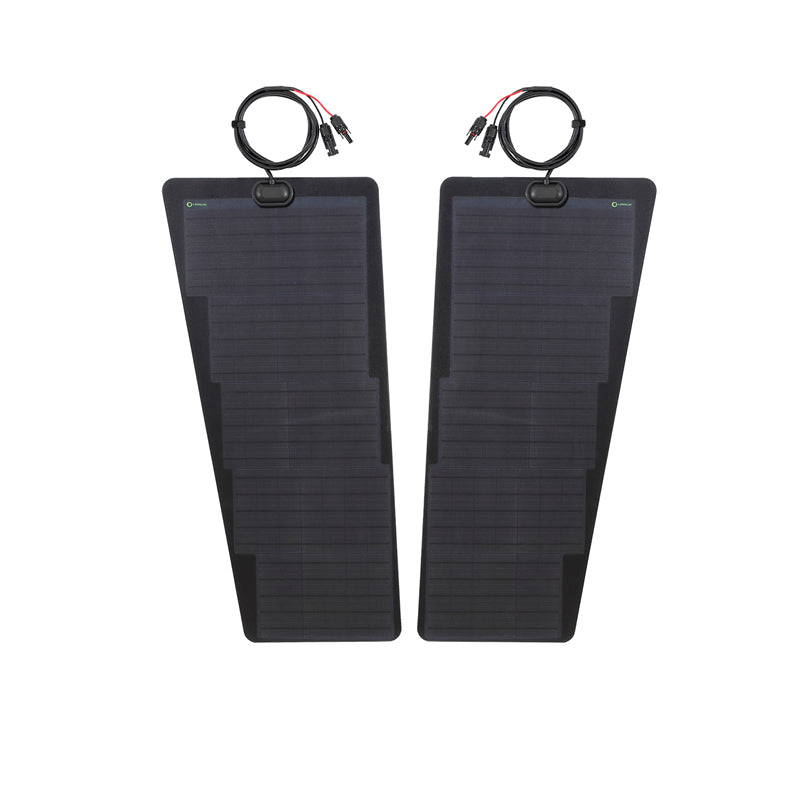 تحميل الصورة إلى عارض المعرض، Toyota LandCruiser FJ40 Lensun 80W Hood Flexible Solar Panel-2