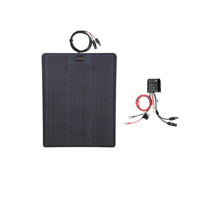 Load image into Gallery viewer, Toyota_Land__Cruiser_FJ55_Lensun_60W_Hood_Flexible_Solar_Panel_2