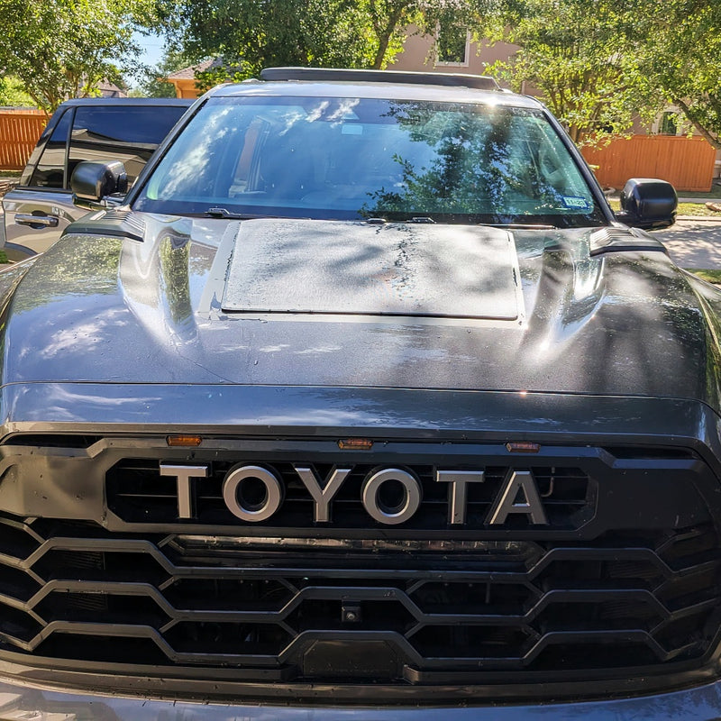 Load image into Gallery viewer, Toyota_Sequoia_Lensun_90W_Hood_Flexible_Solar_Panel
