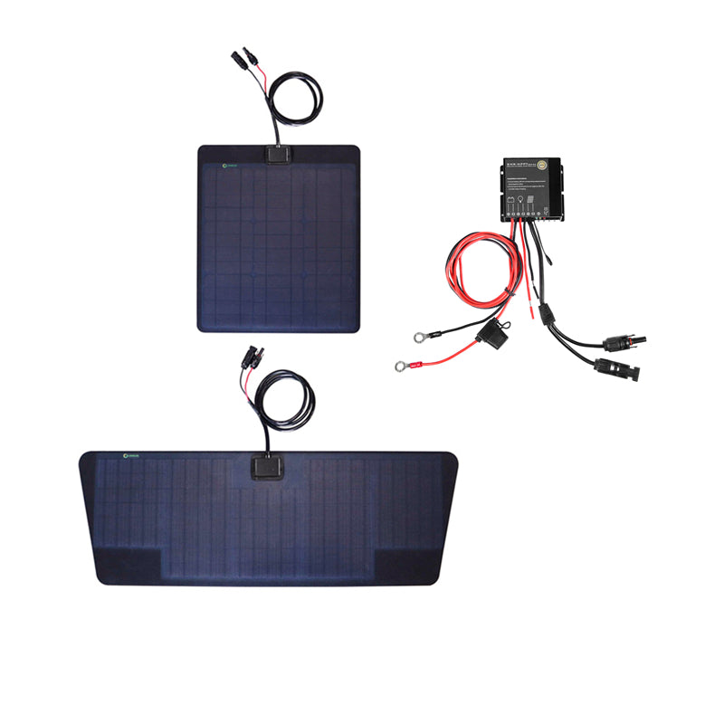 تحميل الصورة إلى عارض المعرض، Toyota Tacoma Sport 2nd Gen (2005-2015) Lensun 60W(25W+35) 12V Hood Flexible Solar Panel-5