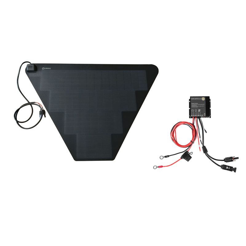 Load image into Gallery viewer, TurtleBack Expedition Trailers Storage Box LensunSolar 62W 12V Flexible Solar Panel