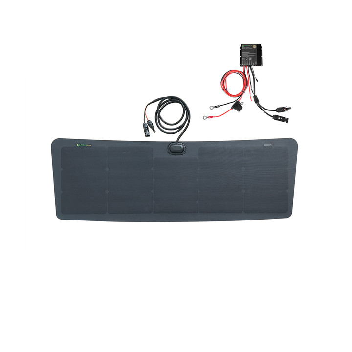 Load image into Gallery viewer, Volkswagen-VW-T4-Camper-Lensun-60W-Bonnet-Solar-Panel-1