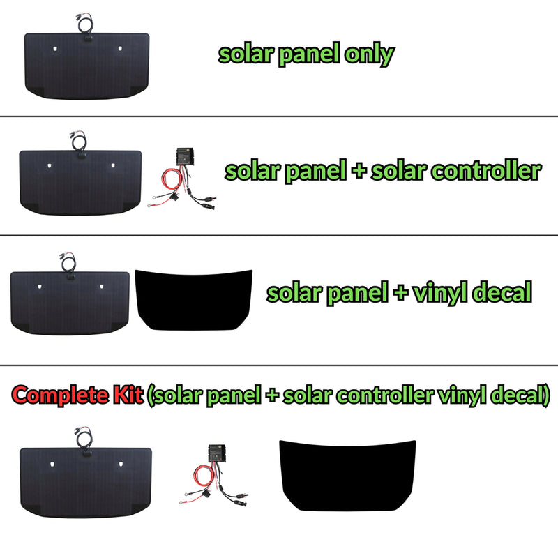 Load image into Gallery viewer, Toyota FJ Cruiser Lensun 105W 12V Hood/Bonnet Flexible Solar Panel