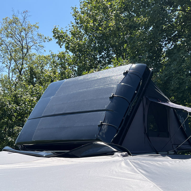 تحميل الصورة إلى عارض المعرض، iKamper-Skycamp-3.0-Roof-Tent-Lensun-330W-Flexible-Solar-Panel-1