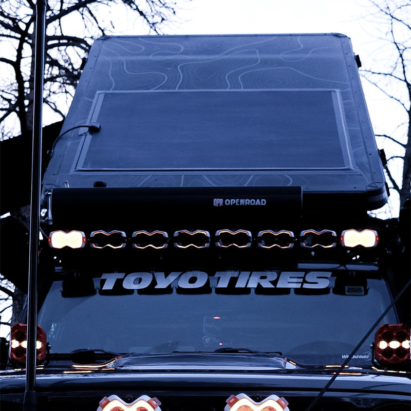 Load image into Gallery viewer, Lensun 240W 12V Black Flexible Solar Panel for Roof Tent