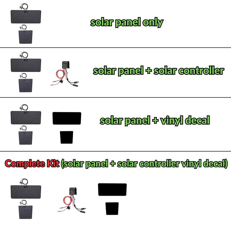 تحميل الصورة إلى عارض المعرض، تويوتا تاكوما سبورت الجيل الثالث (2016 حتى الآن) غطاء محرك السيارة Lensun 50W لوحة شمسية مرنة