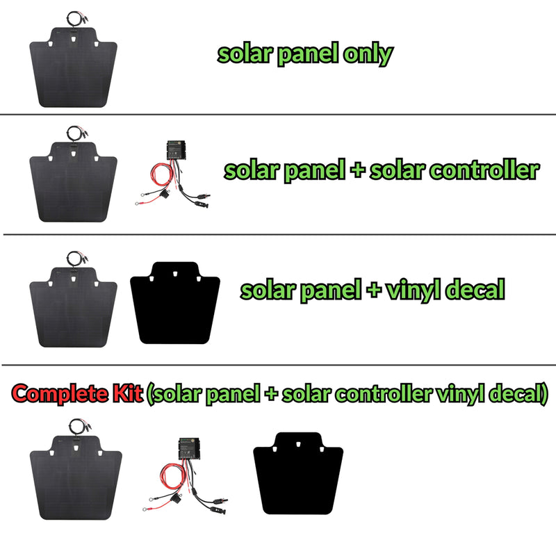 Load image into Gallery viewer, Jeep Wrangler JK Lensun 105W Hood/Bonnet Flexible Solar Panel