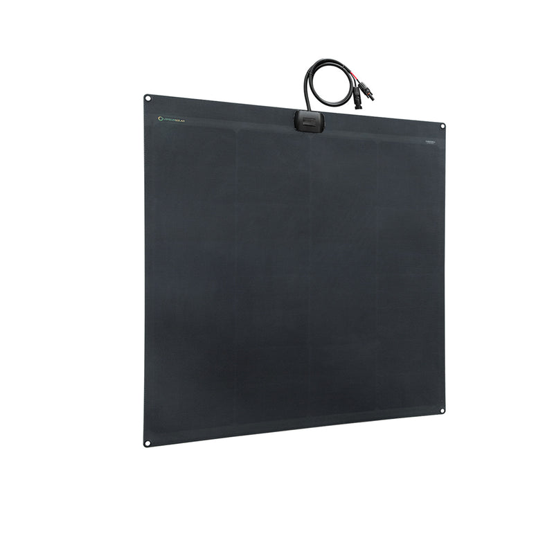 Load image into Gallery viewer, Lensun 120W Full Black Flexible Solar Panel, 25.8% Back Contact Solar Cell