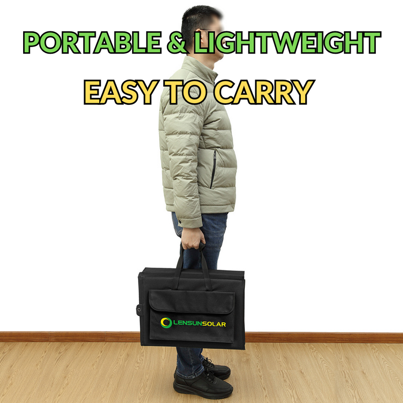 Load image into Gallery viewer, LensunSolar 300W 12V Solar Blanket for Power Station or 12V Battery