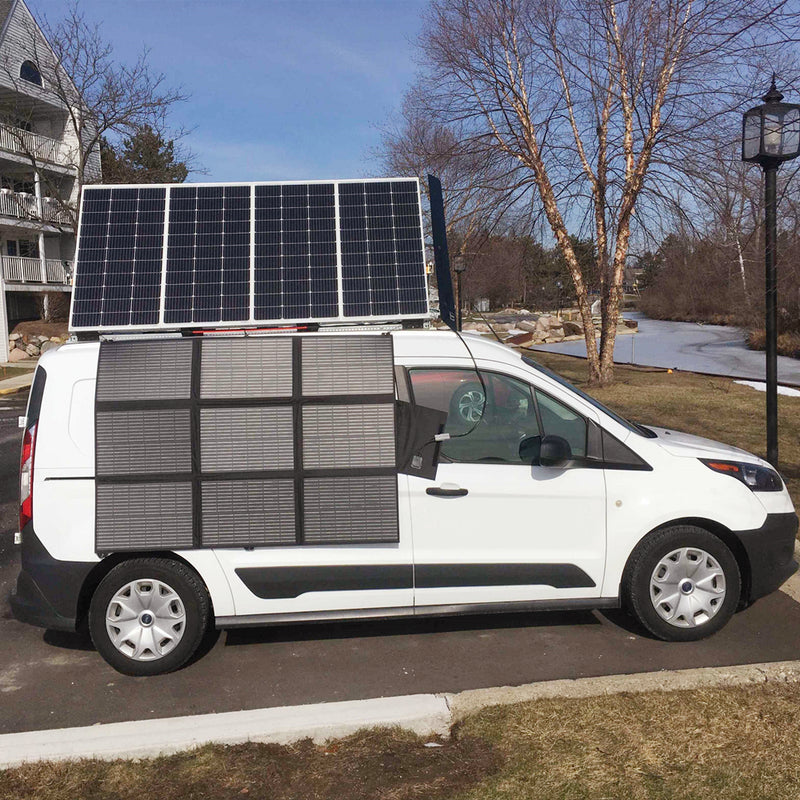 Load image into Gallery viewer, LensunSolar 300W 12V Solar Blanket for Power Station or 12V Battery