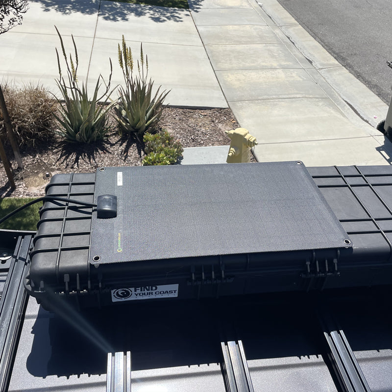 Load image into Gallery viewer, LensunSolar 20W 30W 12V Black Flexible Solar Panel