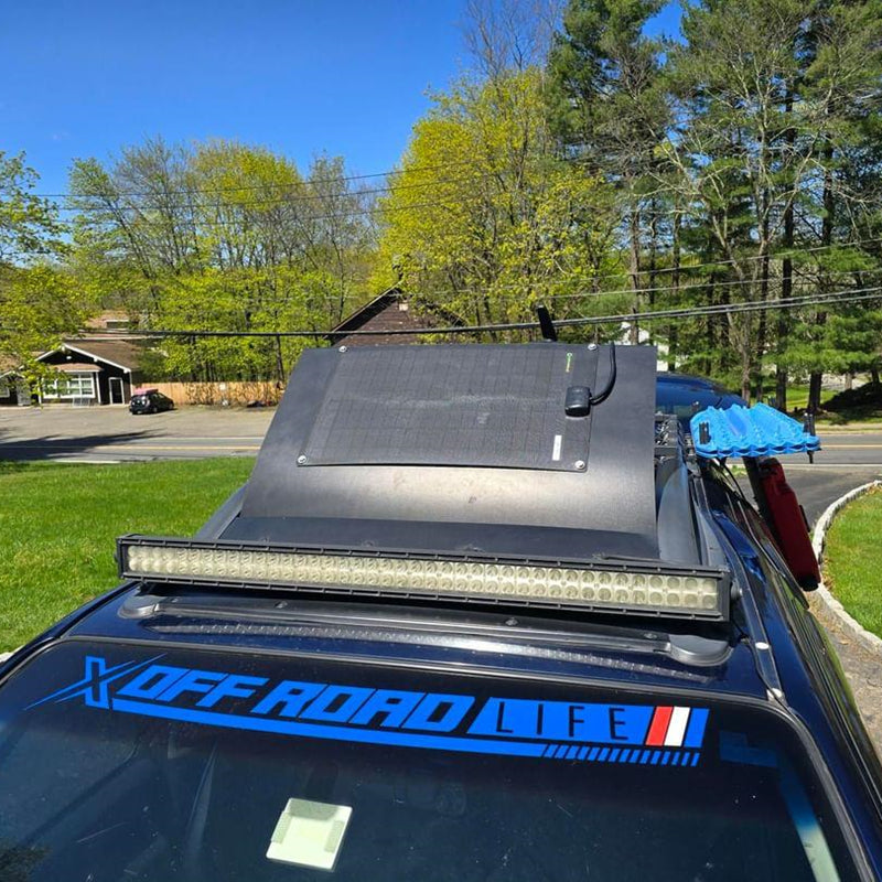 Load image into Gallery viewer, LensunSolar 20W 30W 12V Black Flexible Solar Panel