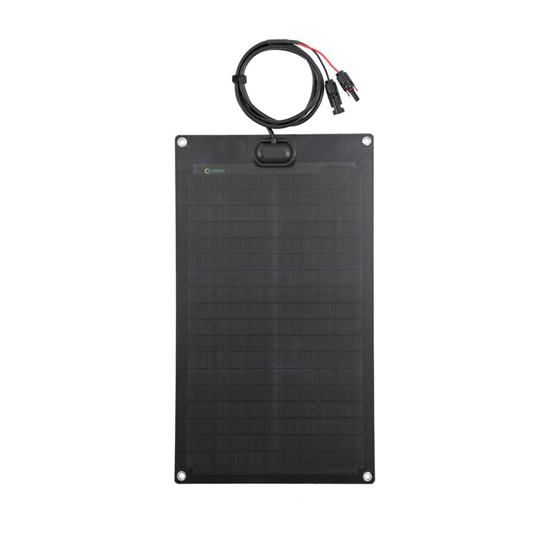Load image into Gallery viewer, LensunSolar 30W 12V Black Flexible Solar Panel