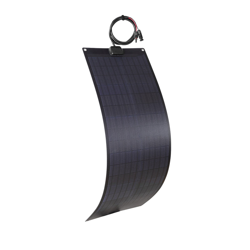 Load image into Gallery viewer, LensunSolar 55W Black 12V Flexible Solar Panel