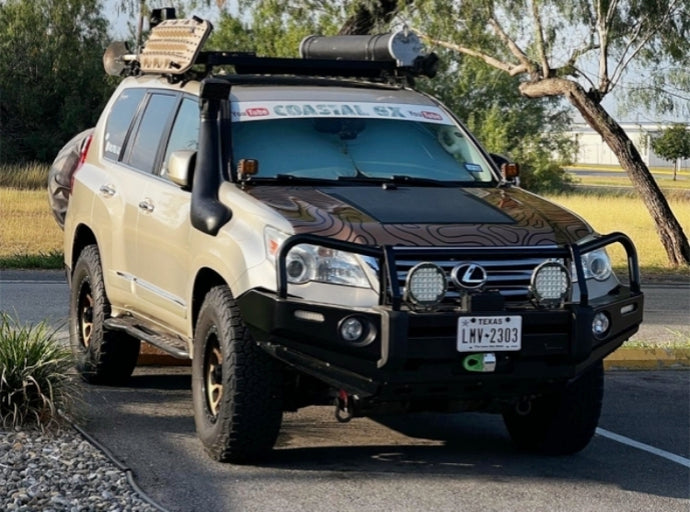 Expérience d'installation de panneaux solaires de capot pour Lexus GX460 GX470 GX570 LX470 LX570 100 W