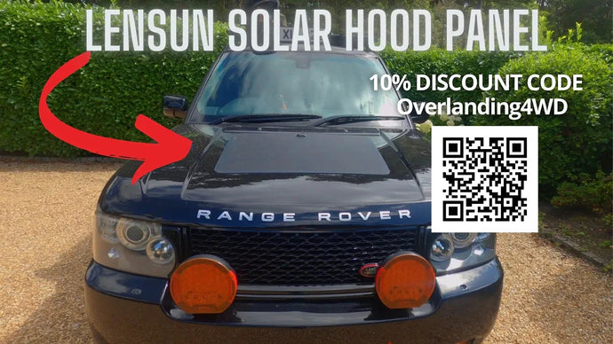 90W Hood Solar Panel on Range Rover L322-Overlanding 4WD Review