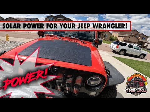 Lensun Solar Panel for your Jeep Wrangler Install - Review from Fergie the JKU