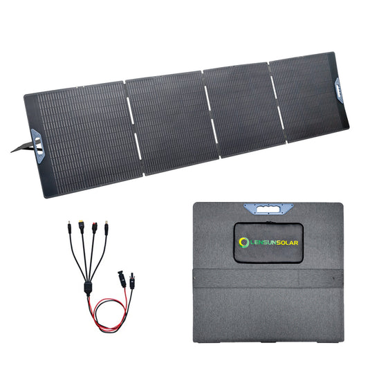 LensunSolar 400W Waterproof Foldable Solar Panel