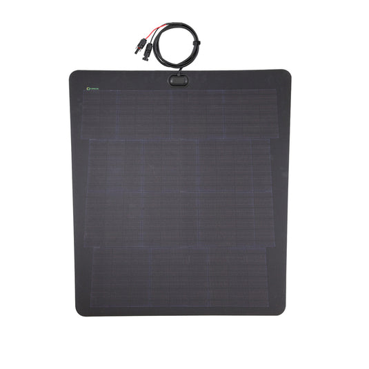 2015 GMC Sierra 2500HD Lensun 65W 12V Hood Flexible Solar Panel