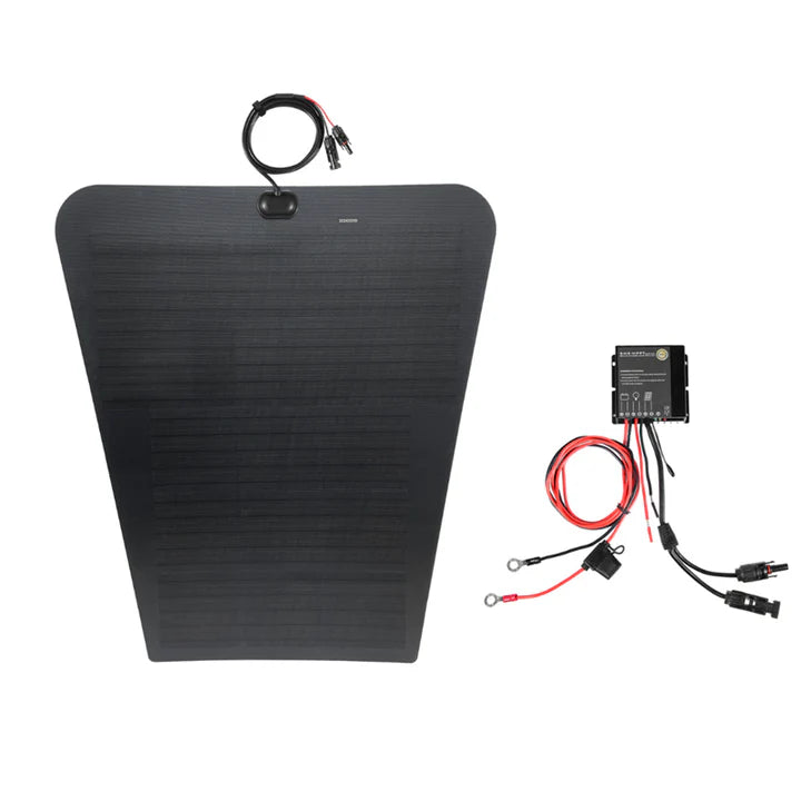 تحميل الصورة إلى عارض المعرض، BMW-X7-Lensun-100W-Hood-Flexible-Solar-Panel-3
