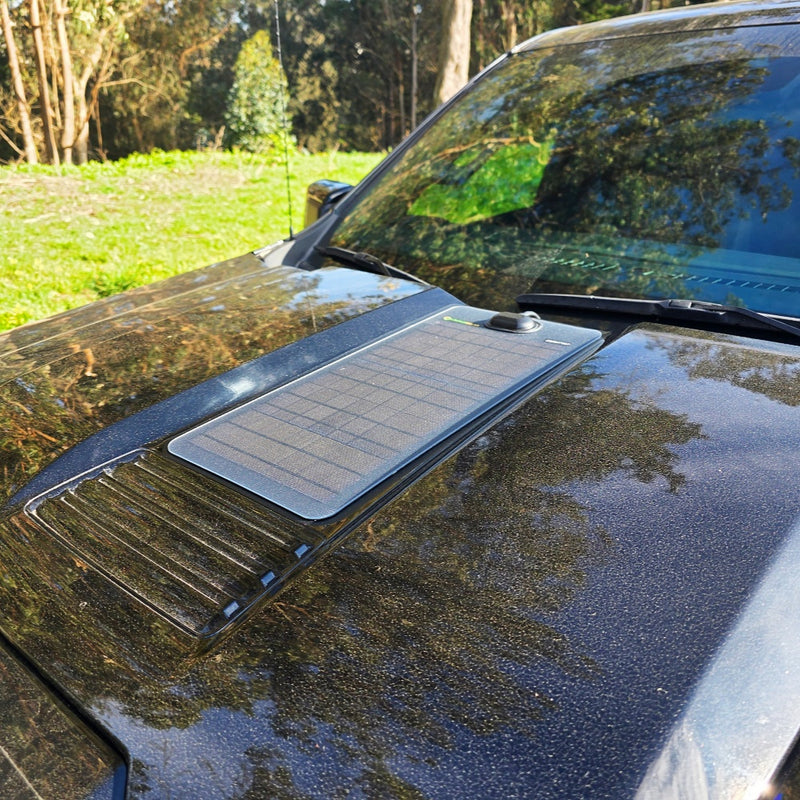 Load image into Gallery viewer, Chevrolet-Silverado-1500-Lensun-45W-Hood-Solar-Panel-5
