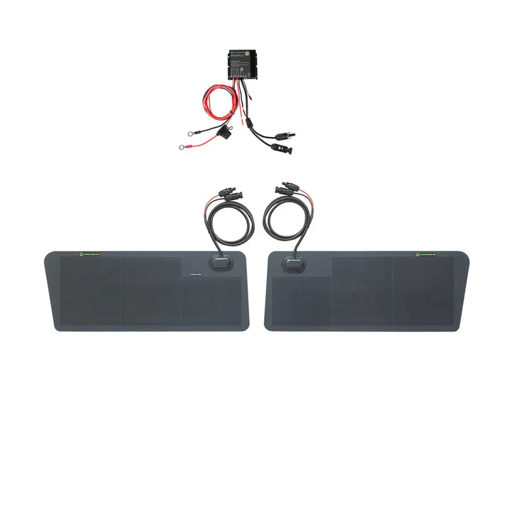 Load image into Gallery viewer, Chevrolet-Van-G20-Lensun-52W-Hood-Solar-Panel-2
