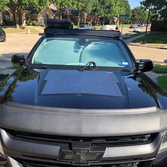 Chevrolet Colorado (2015-2021) Lensun 85W Hood Flexible Solar Panel