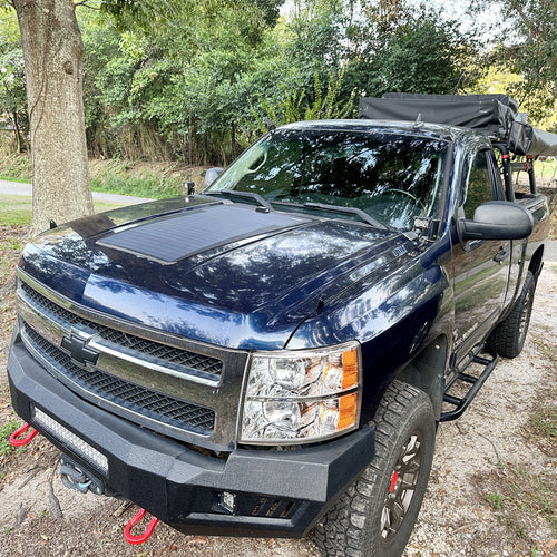 Chevrolet Silverado 1500 3rd Gen(2007-2013) Lensun 75W Hood Flexible Solar Panel