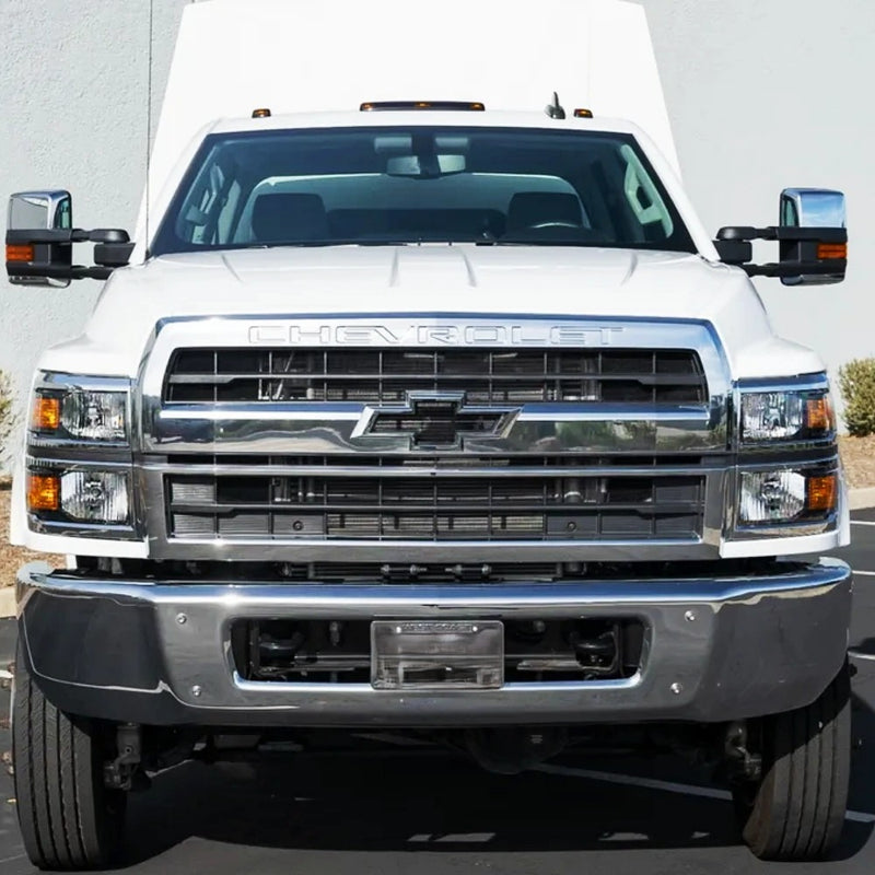 Load image into Gallery viewer, Chevrolet_Silverado_5500_Lensun_80W_Hood_Solar_Panel
