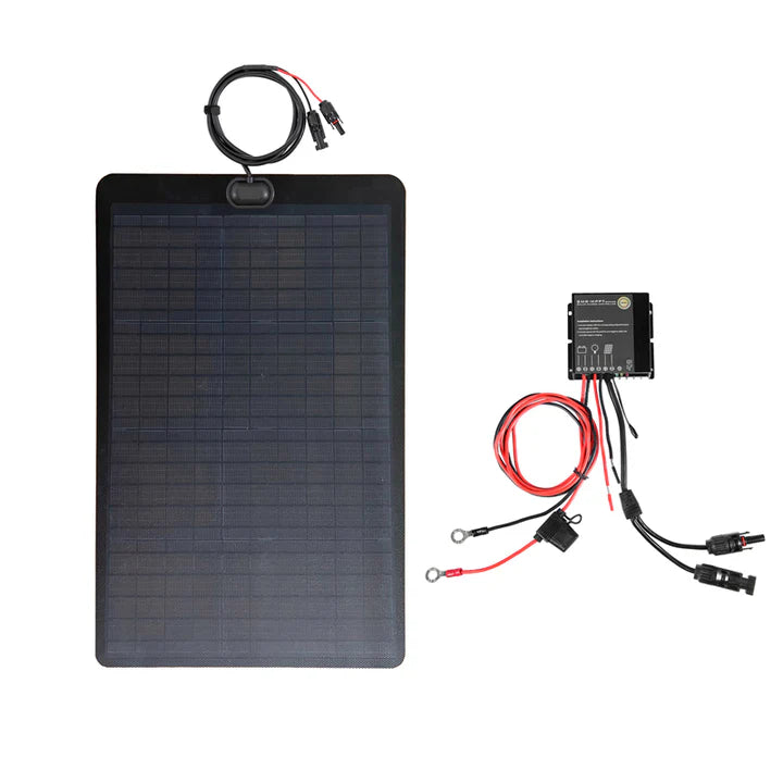 Load image into Gallery viewer, Chevrolet_Silverado_EV_truck_Lensun_60W_Hood_Solar_Panel-2
