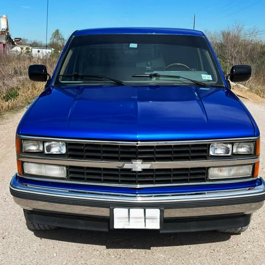 Chevy_C1500_pickup_truck_Lensun_140W_Hood_Flexible_Solar_Panel