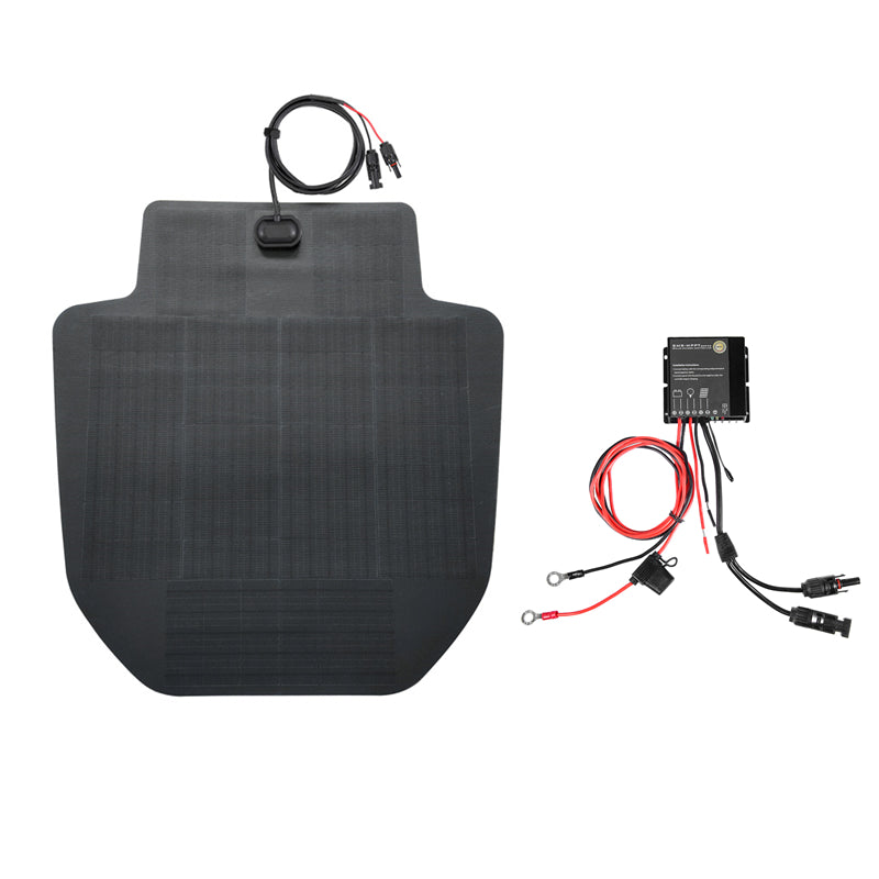 Load image into Gallery viewer, Dodge Ram HD 4th Gen (2010-2018) 2500 3500 Lensun 80W Hood Flexible Solar Panel
