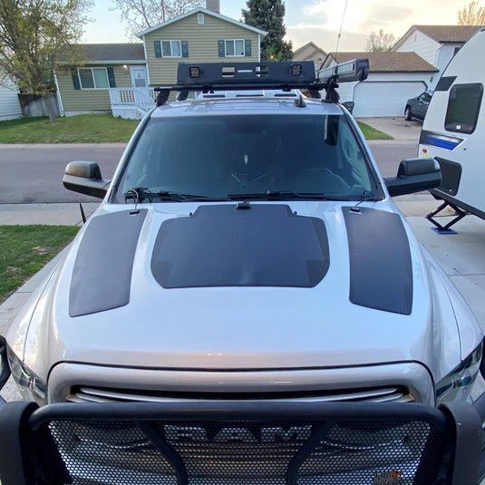 Dodge Ram HD 4th Gen (2010-2018) Lensun 150W Hood Flexible Solar Panel