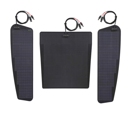 Dodge Ram HD 5th Gen (2019 to Present) Lensun 170W Hood Flexible Solar Panel