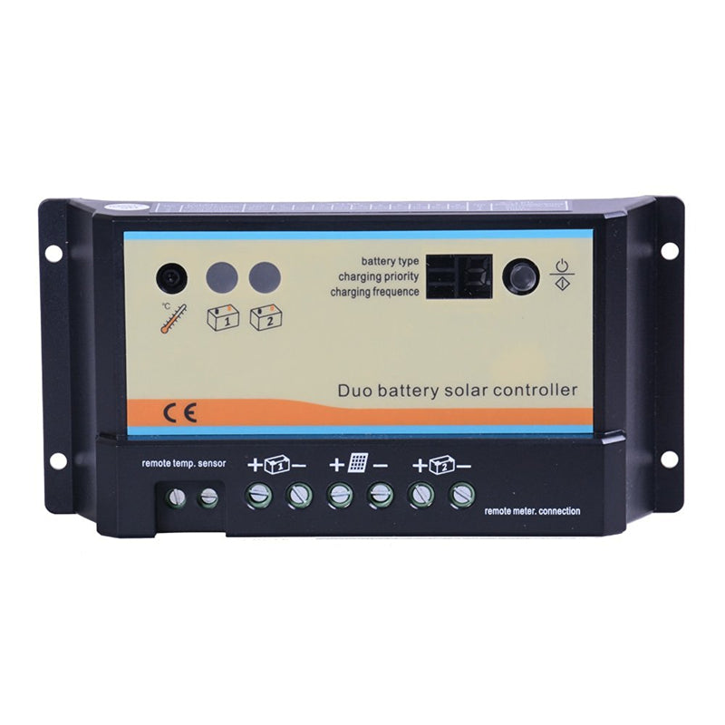 Load image into Gallery viewer, Lensun Dual Battery 10A Solar Charge Controller 12/24V
