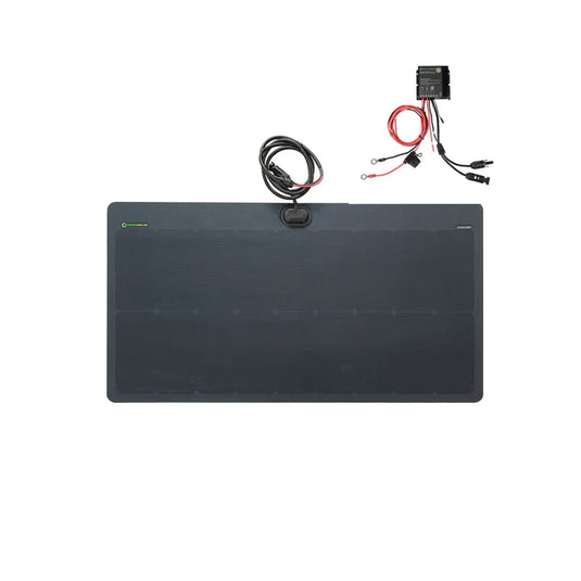 Ford-Transit-Connect-Lensun-70W-Hood-Solar-Panel-2