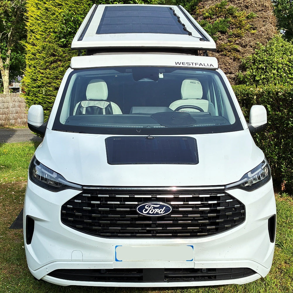 Ford Transit Custom 2nd Gen Lensun 52W Bonnet Solar Panel – LensunSolar