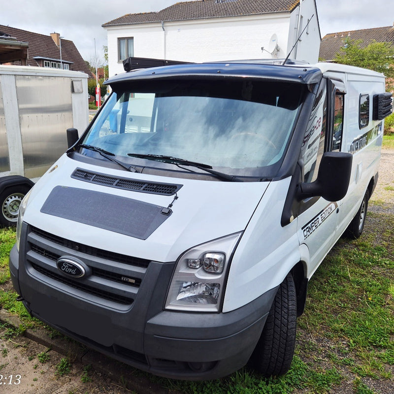 تحميل الصورة إلى عارض المعرض، Ford-Transit-MK7-Lensun-30W-Bonnet-Solar-Panel-1
