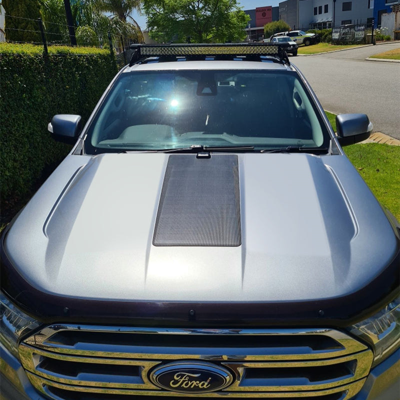 Ford Ranger T6 PX(2015–2022) Lensun 50W Bonnet Flexible Solar Panel ...