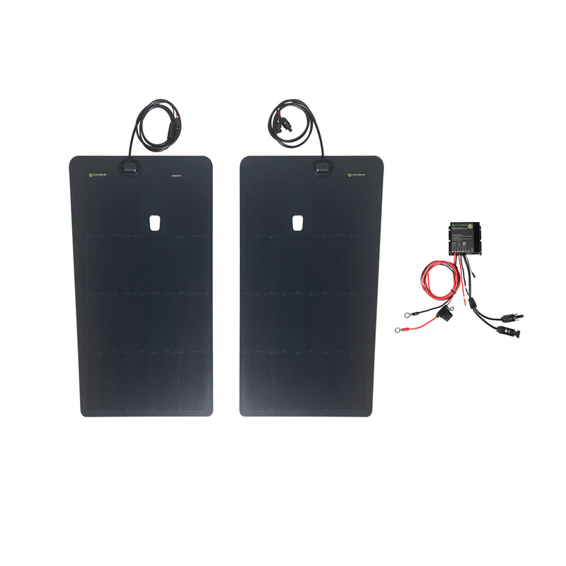 تحميل الصورة إلى عارض المعرض، Ford_Super_Duty_F250_Lensun_130W_Hood_Solar_Panel_2
