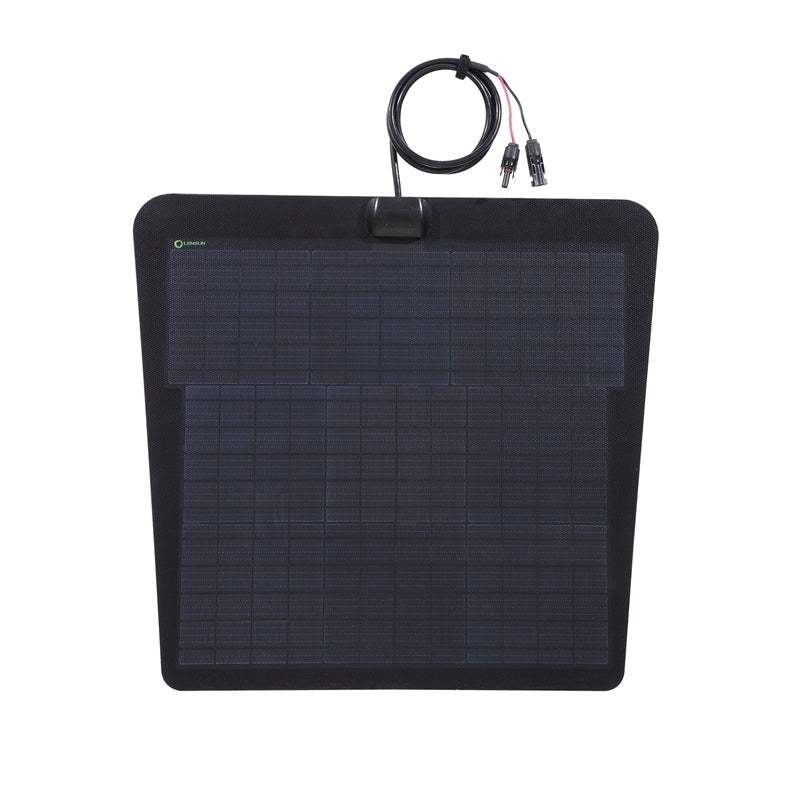 Chargez l&#39;image dans la visionneuse de la galerie, Panneau solaire flexible pour capot GMC Sierra 2500HD (2017-2019) Lensun 50 W
