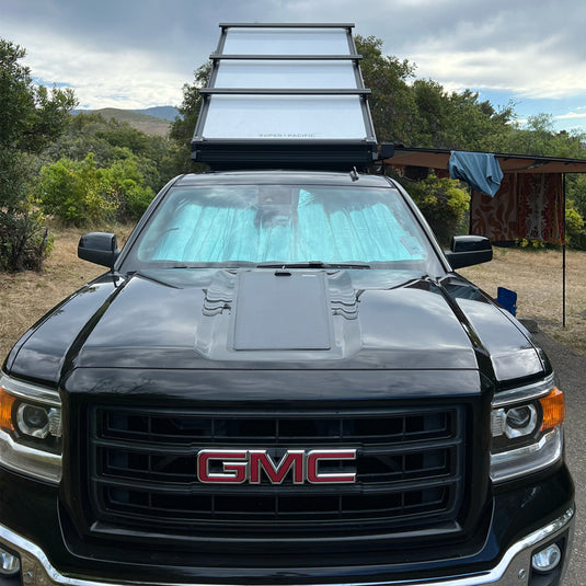 GMC Sierra 1500 (2014–2019) Lensun 115W 12V Hood Flexible Solar Panel-1