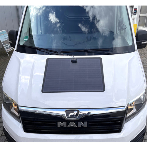 Germany Man TGE 4x4 Lensun 60W 12V Hood Flexible Solar Panel-1