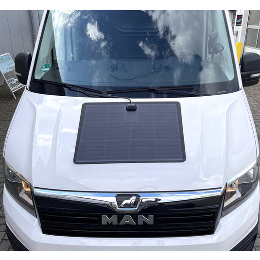 Germany Man TGE 4x4 Lensun 60W 12V Hood Flexible Solar Panel-1