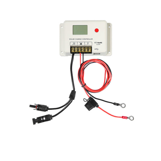 LensunSolar 10A 20A LCD Solar Controller for Lithium, Gel, AGM Battery