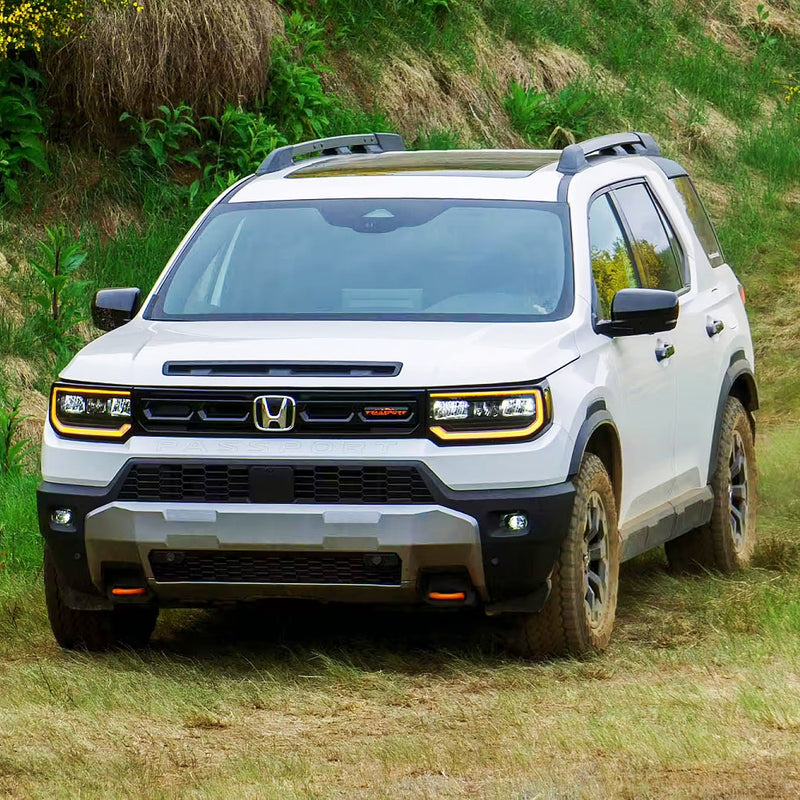 Load image into Gallery viewer, Honda_Passport_100W_Hood_Flexible_Solar_Panel
